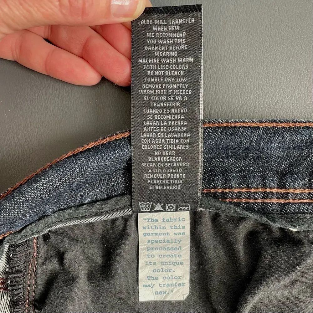Mondo Dimarco Straight Jeans Dark Wash Size 34x32
